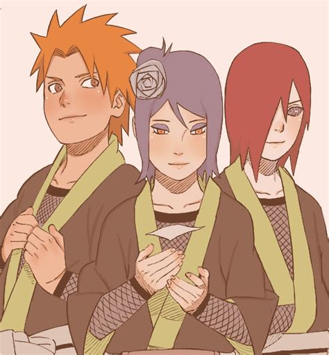 nagato yahiko e konan|I completely missed this, but apparently it is heavily。